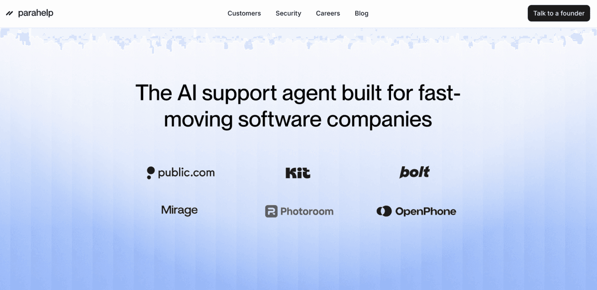 Parahelp Homepage