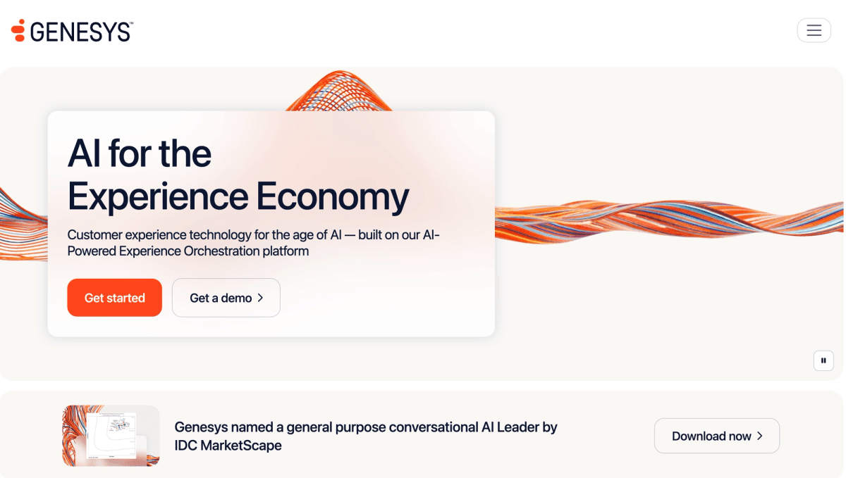 Genesys Homepage