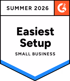 G2 Easiest Setup — Small Business, Summer 2026
